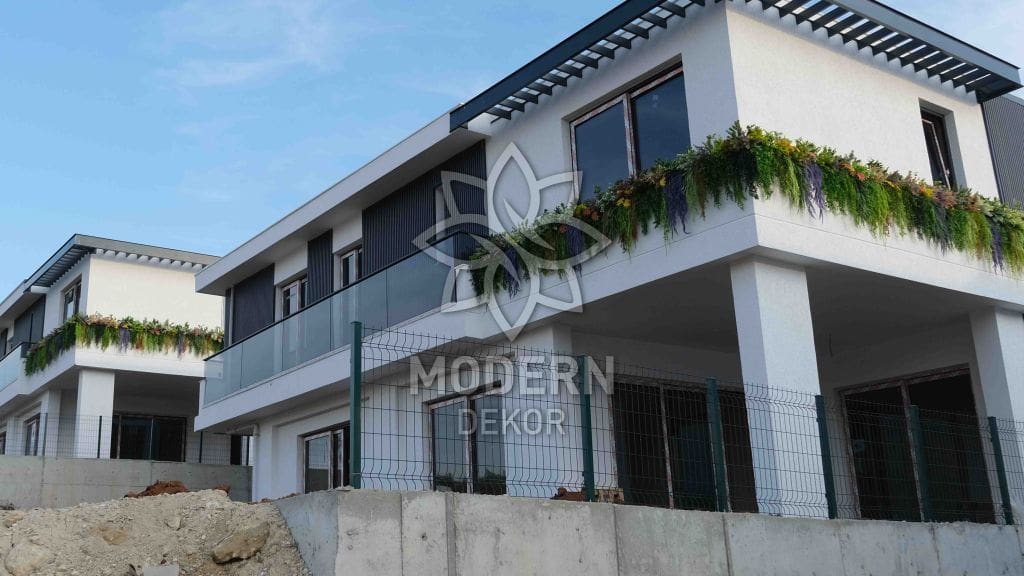 apartman yapay bitki süsleme