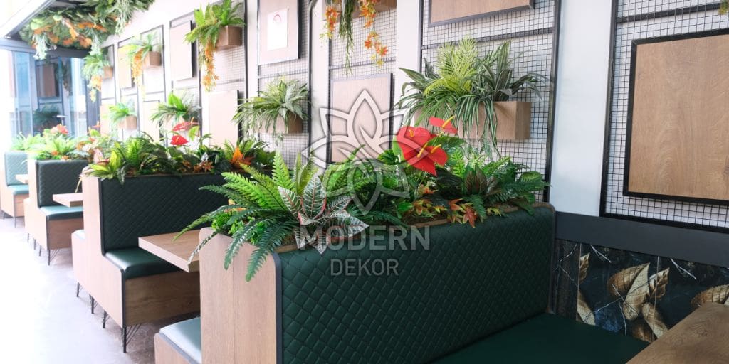 kilis iç mekan yapay çiçek dekorasyon