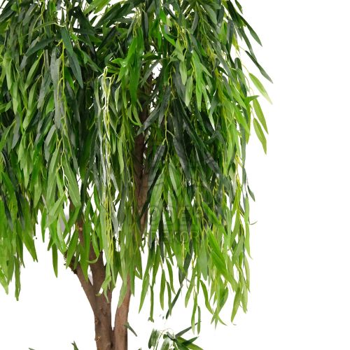 Sarı Fiber Saskıda Yapay Söğüt Ağacı 170 Cm